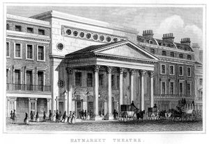 Haymarket Theatre, Westminster, London, 19. Jahrhundert