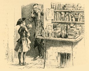 Er schaffte es, genug zu sparen, um zwei Bände zu kaufen, 1907 von Unbekannt