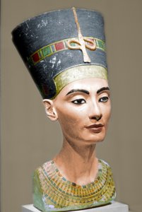 Kopf der Königin Nofretete von Ägypten