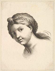 Kopf einer Frau, aus Livre de Têtes Gravées d