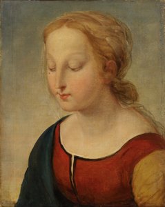 Kopf der Madonna aus La Belle Jardiniere