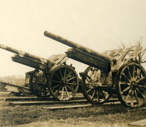 Schwere Artillerie, ca. 1914-ca. 1918