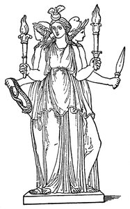 Hekate, Göttin der Magie, Geister und Hexerei