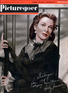 Hedy Lamarr, 1914-2000, österreichisch-amerikanische Schauspielerin, 1946