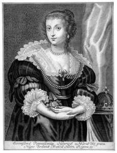 Henrietta Maria von Frankreich, Königin Gemahlin von König Karl I. von England