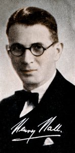 Henry Hall 1898-1989, englischer Bandleader, 1935