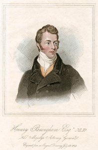 Henry Peter Brougham, 1. Baron Brougham und Vaux, schottischer Anwalt und Politiker, um 1820 von Unbekannt