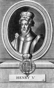 Heinrich V., König von England von Unbekannt