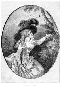 Ihre Königliche Hoheit Prinzessin Elisabeth, 3. Tochter von Georg III., 19. Jahrhundert