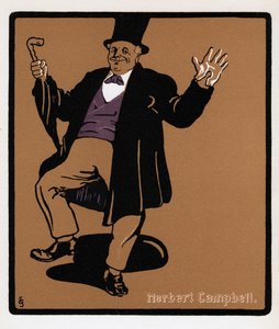 Herbert Campbell 1844-1904, Drury Lane Komiker, 19. Jahrhundert