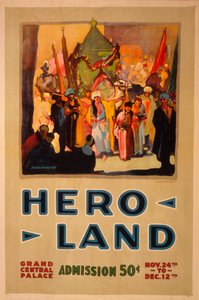 Hero Land Poster, New York, New York von Unbekannt