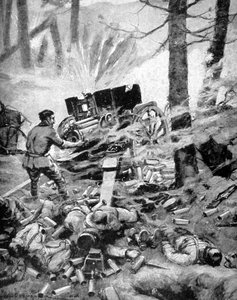 Heldentum einer italienischen 75-mm-Batterie, Erster Weltkrieg von Unbekannt