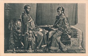 Hindu Nautches Spielkarten, ca. 1910