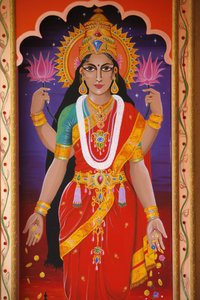 Hindu-Göttin Laxmi, London, Großbritannien