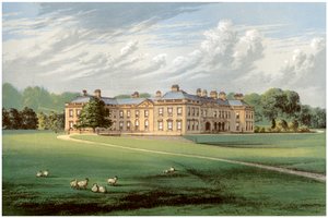 Holme Lacy, Herefordshire, Heimat von Baronet Stanhope, um 1880
