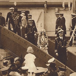 Wieder zu Hause - Der Herzog und die Herzogin landen am 27. Juni 1927 in Portsmouth, 1937