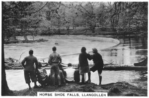 Hufeisenfälle, Llangollen, 1937