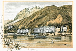 Hotel Scholastika am Achensee, Tirol, Österreich um 1900 von Unbekannt