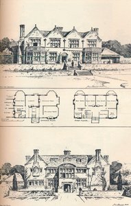 Houghton Grange, nahe Huntingdon, um 1897