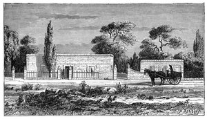 Haus eines reichen Buren, Südafrika, um 1890