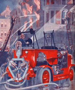 Wie die Feuerwehr das Feuer löscht, 1935 von Unbekannt