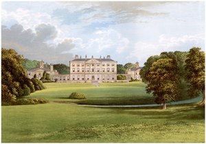 Howick Hall, Northumberland, Heim von Earl Grey, ca. 1880 von Unbekannt