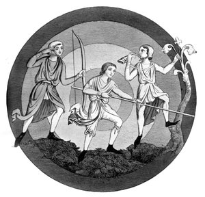 Jagdkostüm, 13. Jahrhundert, 1910 von Unbekannt