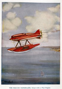 Hydroflugzeug Macchi-Eindecker, Schneider-Trophäe, September 1929