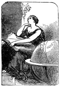 Hypatia ca. 370-415, Mathematikerin und neuplatonische Philosophin, Mitte 19. Jahrhundert von Unbekannt
