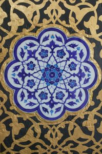 Iznik-Keramik im Topkapi-Palast, Istanbul, Türkei von Unbekannt