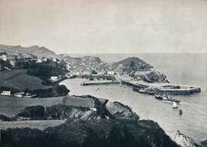 Ilfracombe - Typische Ansicht, zeigt die zerklüftete Küste, 1895 von Unbekannt