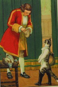 Illustration / Der gestiefelte Kater / Märchen von Perrault