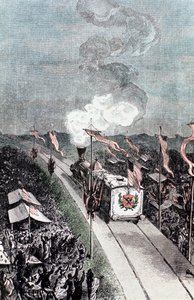 Illustration aus De la Terre à la Lune von Jules Verne, 1865