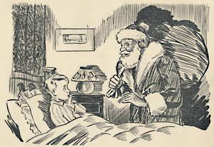 Illustration aus Die Mystifikation des Weihnachtsmanns, 1936