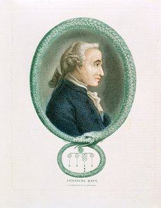 Immanuel Kant, deutscher Philosoph, 1812