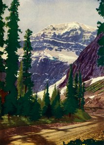 Im größten Nationalpark Kanadas - Jasper Nationalpark, ca. 1948