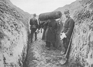 In einem der französischen Schützengräben, 1914
