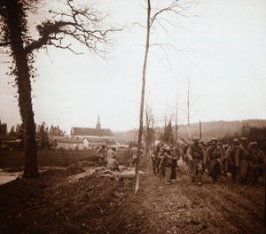 Infanterie, Genicourt, Nordfrankreich, ca. 1914-1918