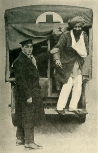 Verletzter indischer Soldat, Erster Weltkrieg, 1914, ca. 1920 von Unbekannt