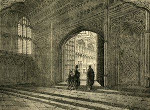 Innenraum der Henry VII. Kapelle, 1881