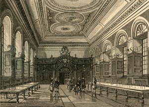 Innenansicht der Stationers Hall, 1876