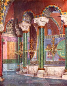 Innenraum der Kirche S. Sophia, Istanbul, Türkei, 1933-1934 von Unbekannt