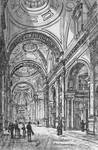 Innenraum des Oratoriums, 1890 von Unbekannt
