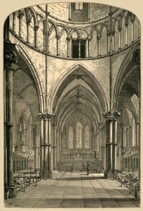 Innenraum der Temple Church, 1870, 1897