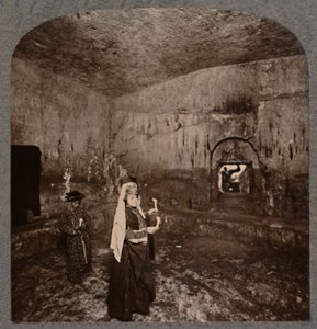 Inneres der Königsgräber auf dem Weg nach Nablus