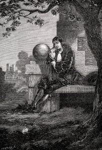 Isaac Newton, englischer Wissenschaftler und Mathematiker, 17. Jahrhundert um 1880
