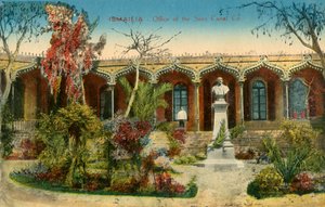 Ismailia - Büro der Suezkanal-Gesellschaft, um 1918-1939