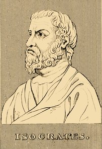 Isokrates, 436-338 v. Chr., 1830 von Unbekannt