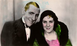 Jack Hulbert und seine Frau Cicely Courtneidge, englische Schauspieler