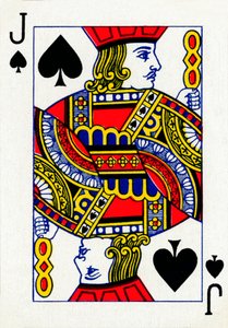 Bube der Pik aus einem Kartenspiel von Goodall & Son Ltd., um 1940
